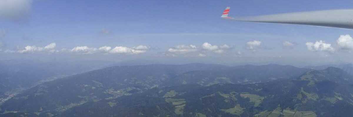 Flugwegposition um 12:21:54: Aufgenommen in der Nähe von Allerheiligen im Mürztal, Österreich in 1918 Meter